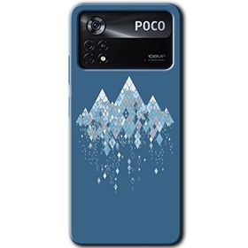 Poco X4 Pro İceberg Baskılı Uyumlu Silikon Kılıf