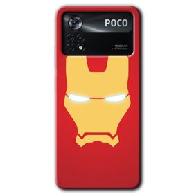 Poco X4 Pro İronMan Baskılı Uyumlu Silikon Kılıf