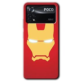 Poco X4 Pro İronMan Baskılı Uyumlu Silikon Kılıf