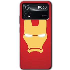 Poco X4 Pro İronMan Baskılı Uyumlu Silikon Kılıf
