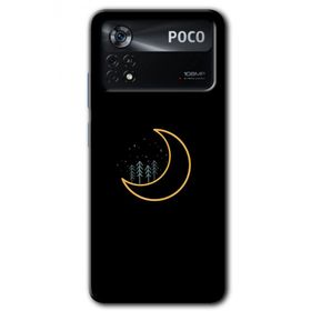 Poco X4 Pro İyi Geceler Baskılı Uyumlu Silikon Kılıf