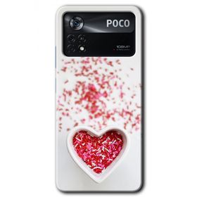 Poco X4 Pro Kalpli Şekerleme Baskılı Uyumlu Silikon Kılıf