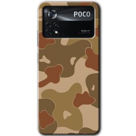 Poco X4 Pro Kamuflaj 10 Baskılı Uyumlu Silikon Kılıf