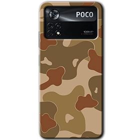 Poco X4 Pro Kamuflaj 10 Baskılı Uyumlu Silikon Kılıf