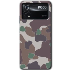 Poco X4 Pro Kamuflaj 11 Baskılı Uyumlu Silikon Kılıf