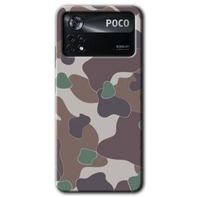 Poco X4 Pro Kamuflaj 11 Baskılı Uyumlu Silikon Kılıf