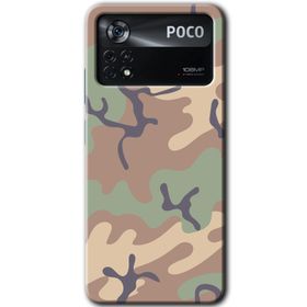 Poco X4 Pro Kamuflaj 29 Baskılı Uyumlu Silikon Kılıf