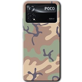 Poco X4 Pro Kamuflaj 29 Baskılı Uyumlu Silikon Kılıf
