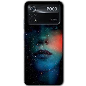 Poco X4 Pro Karanlık Kadın Baskılı Uyumlu Silikon Kılıf