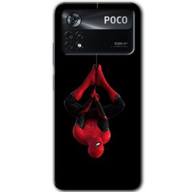 Poco X4 Pro Örümcek Adam Baskılı Uyumlu Silikon Kılıf