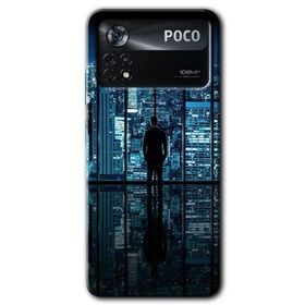 Poco X4 Pro Şehir Manzarası Baskılı Uyumlu Silikon Kılıf