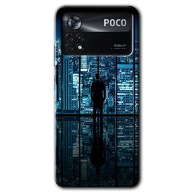 Poco X4 Pro Şehir Manzarası Baskılı Uyumlu Silikon Kılıf