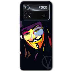 Poco X4 Pro Vendetta Baskılı Uyumlu Silikon Kılıf