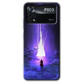 Poco X4 Pro Wanderer Silhouette Baskılı Uyumlu Silikon Kılıf
