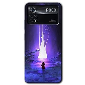 Poco X4 Pro Wanderer Silhouette Baskılı Uyumlu Silikon Kılıf
