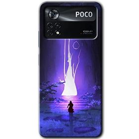 Poco X4 Pro Wanderer Silhouette Baskılı Uyumlu Silikon Kılıf