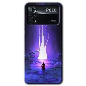 Poco X4 Pro Wanderer Silhouette Baskılı Uyumlu Silikon Kılıf