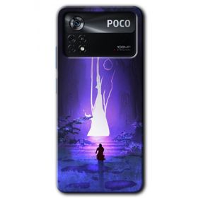Poco X4 Pro Wanderer Silhouette Baskılı Uyumlu Silikon Kılıf