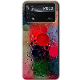 Poco X4 Pro Wet Bubbles Baskılı Uyumlu Silikon Kılıf