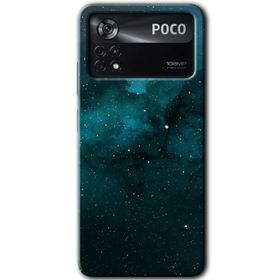 Poco X4 Pro Yıldızlararası Baskılı Uyumlu Silikon Kılıf