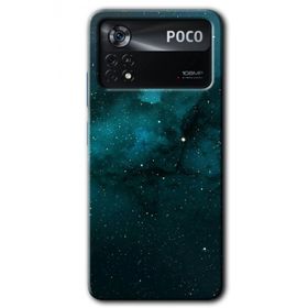 Poco X4 Pro Yıldızlararası Baskılı Uyumlu Silikon Kılıf