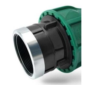 Poelsan Siyah 32X1 Dişi Adaptör