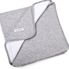 Poetree Kids Star Grey Welsoftlu 100x135 Açık Gri Bebek Battaniye