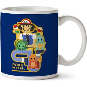 Pokemon Ash And Chums Baskılı Kupa