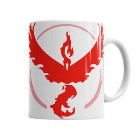 Pokemon Go Valor Kırmızı Takım Porselen Kupa Bardak