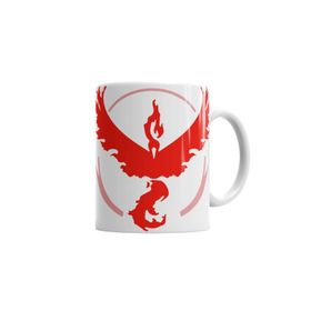 Pokemon Go Valor Kırmızı Takım Porselen Kupa Bardak