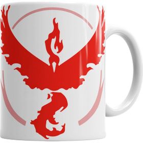 Pokemon Go Valor Kırmızı Takım Porselen Kupa Bardak