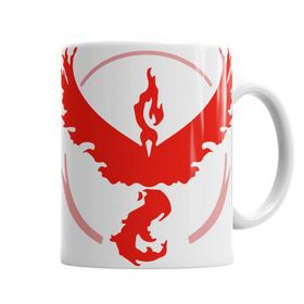 Pokemon Go Valor Kırmızı Takım Porselen Kupa Bardak