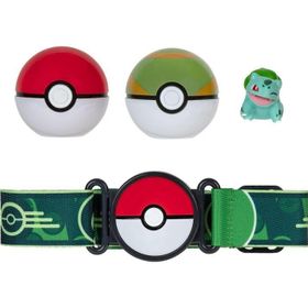 Pokemon PKW3160 Clip 'n' Go Pokeball Kemer ve Figür Seti