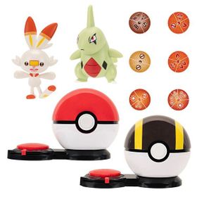 Pokemon PKW3653 Sürpriz Atak Larvitar ve Scorbunny S4 Oyun Seti