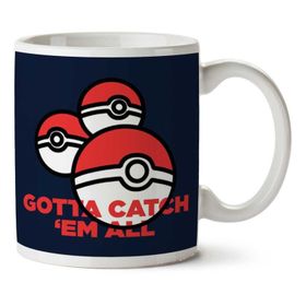 Pokemon Poke Balls Gotta Catch Em All Baskılı Kupa