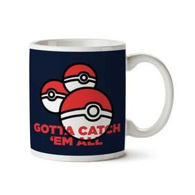 Pokemon Poke Balls Gotta Catch Em All Baskılı Kupa