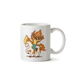 Pokemon Ponyta Burn Em All Baskılı Kupa