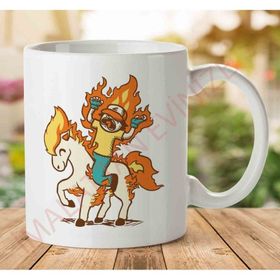 Pokemon Ponyta Burn Em All Baskılı Kupa