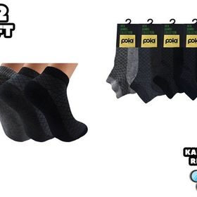Pola 2040 Bambu 12'li Erkek Patik Çorap