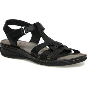 Polaris 158589 Siyah Kadın Sandalet