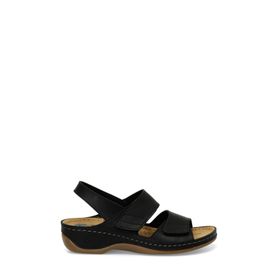Polaris 161833.Z4FX Siyah Kadın Comfort Sandalet