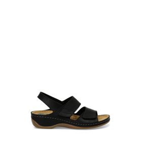Polaris 161833.Z4FX Siyah Kadın Comfort Sandalet