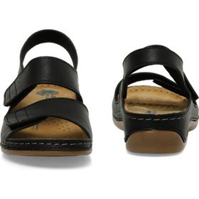 Polaris 161833.Z4FX Siyah Kadın Comfort Sandalet