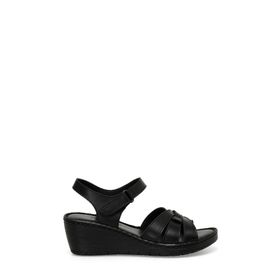 Polaris 161886.Z4FX Siyah Kadın Comfort Sandalet