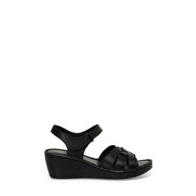 Polaris 161886.Z4FX Siyah Kadın Comfort Sandalet