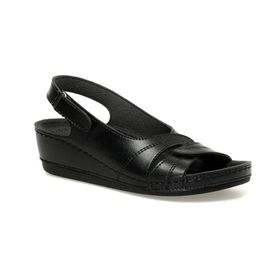 Polaris 164339.Z4FX Siyah Comfort Kadın Sandalet