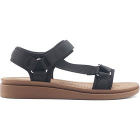 Polaris 166924.Z5FX Siyah Comfort Kadın Sandalet