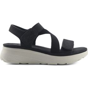 Polaris 325618.Z 5FX Siyah Kadın Spor Sandalet