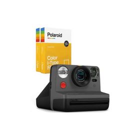 Polaroid Now Siyah Instant Dijital Fotoğraf Makinesi + Hediye Seti