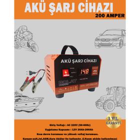 Polat 12V 10-200A Akü Şarj Cihazı